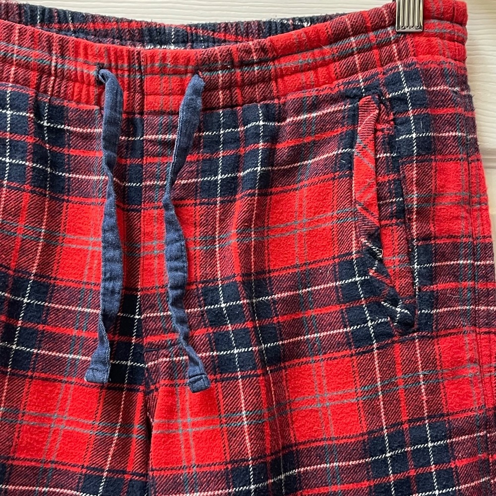 Pendleton X‎ Gap Pants Men Small Red Tartan Plaid Lounge Pajama Flannel Cozy